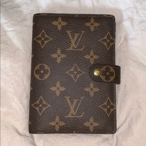 Authentic Louis Vuitton schedule book